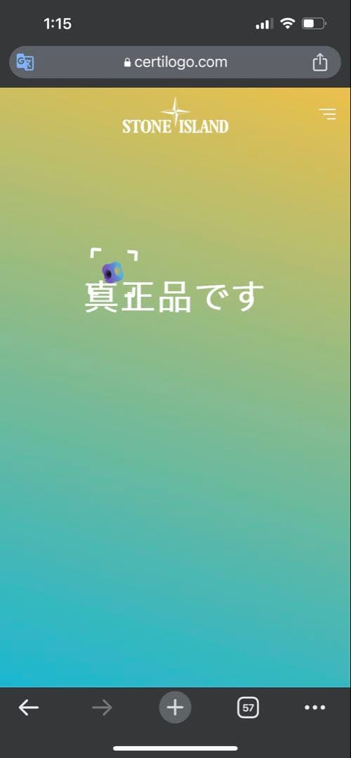 ストーンアイランド Stone  ガーメントダイカーゴパンツ w32