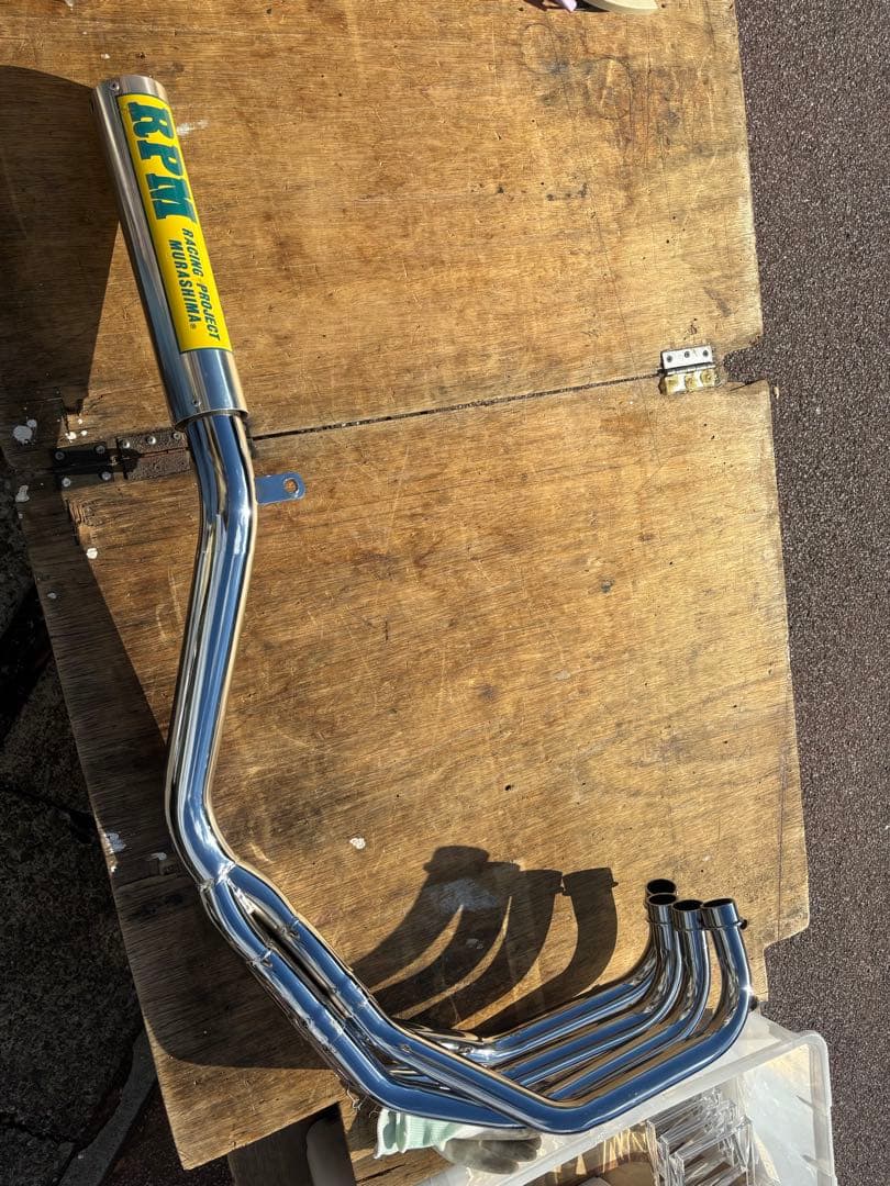 のんちゃん　CBX400F RPM マフラー　67Racing