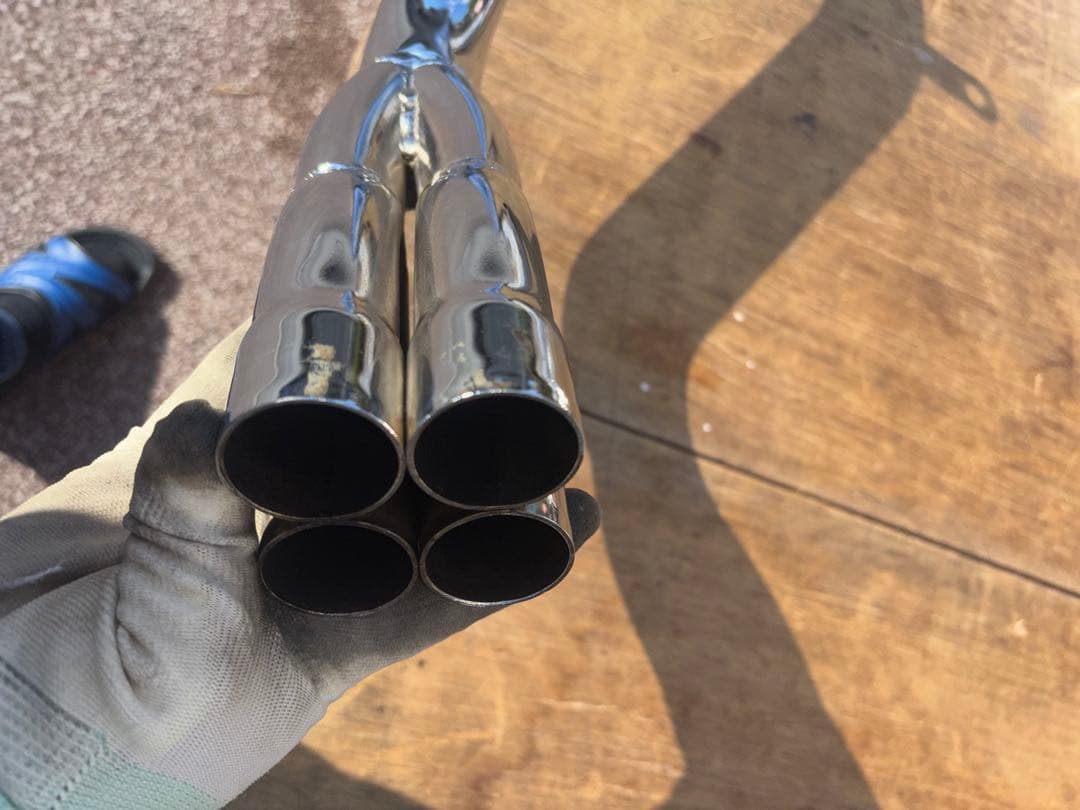 のんちゃん　CBX400F RPM マフラー　67Racing