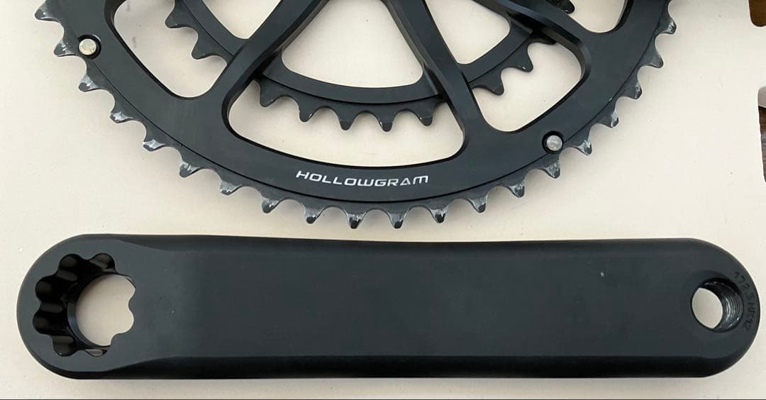 美品★軽量！CANNONDALEホログラム Siクランクセット172.5mm