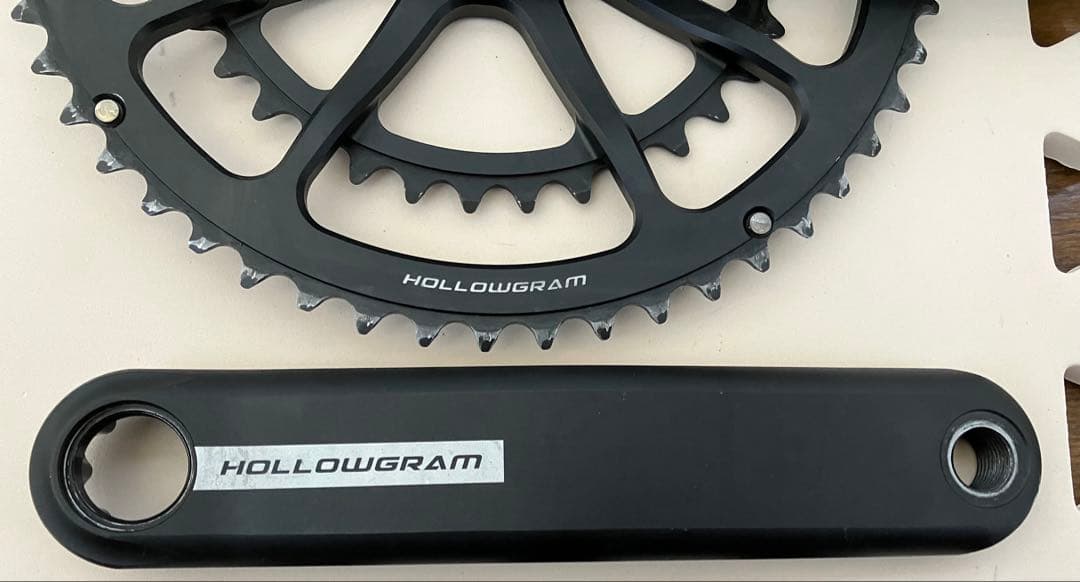 美品★軽量！CANNONDALEホログラム Siクランクセット172.5mm