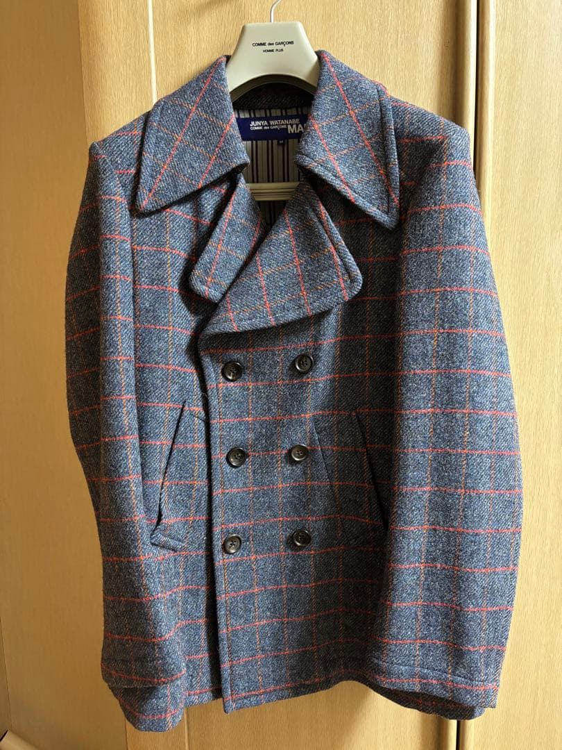 JUNYA WATANABE MAN コムデギャルソン ツイードピーコート M