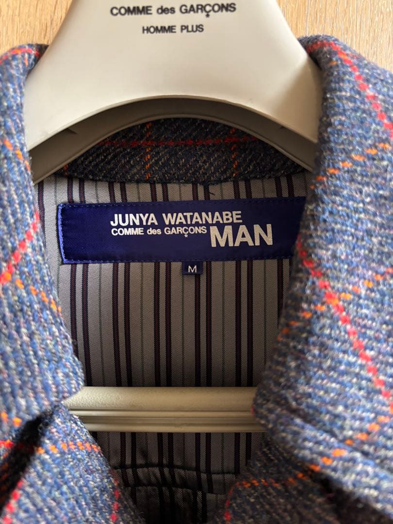 JUNYA WATANABE MAN コムデギャルソン ツイードピーコート M