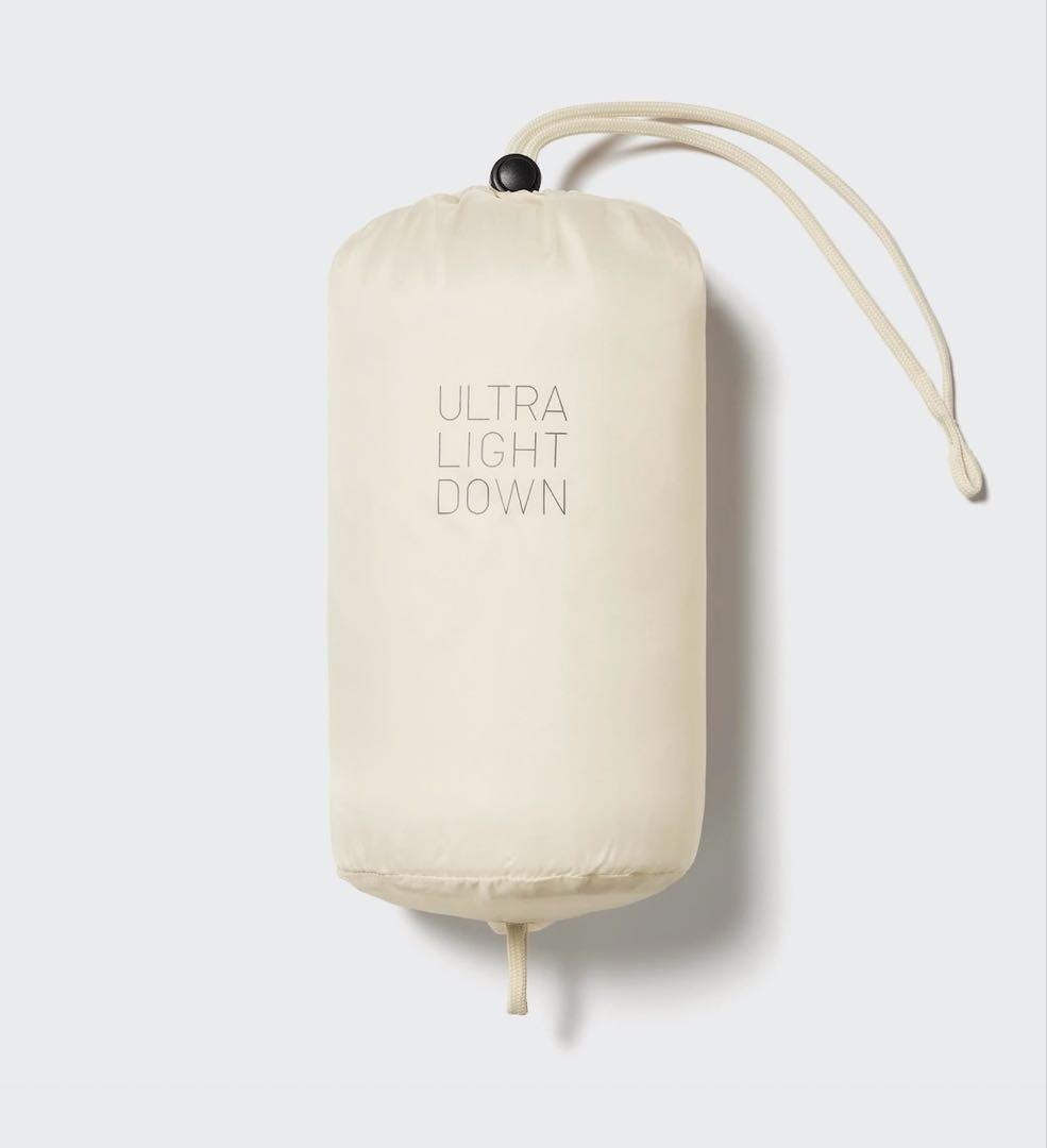 ユニクロ ウルトラライトダウン ロング ベスト M インナー ホワイト