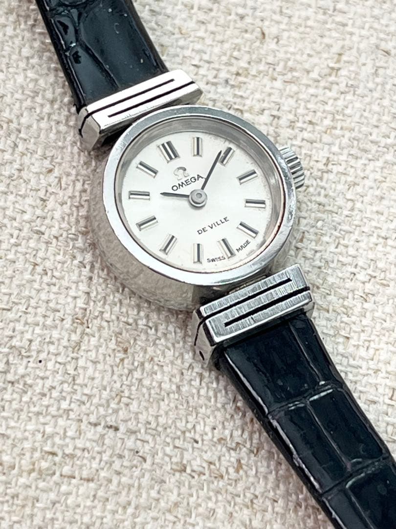 OMEGA deville 手巻 レディース ヴィンテージ SS 不動