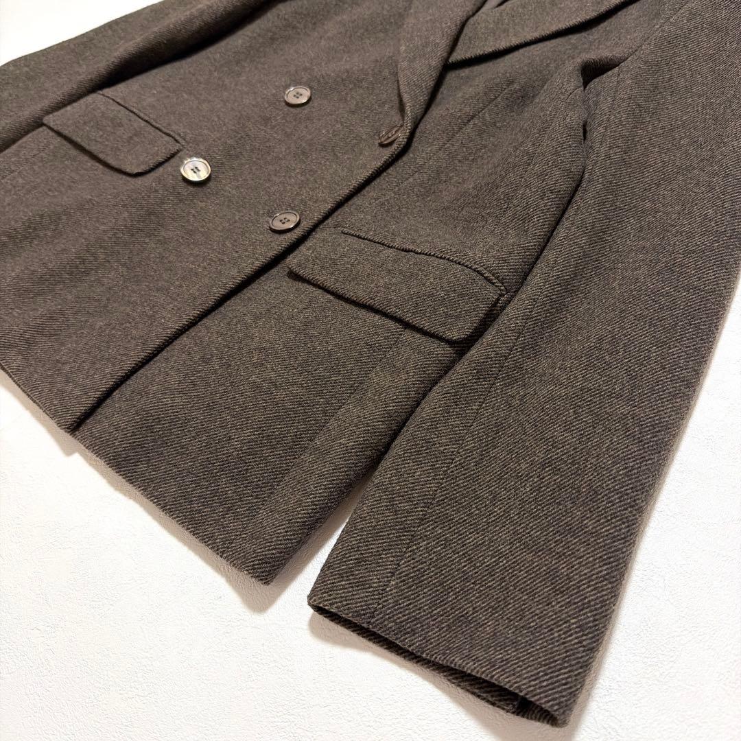 FRAY I.D 24AW ダブルボタンウールジャケット　テーラード　茶色