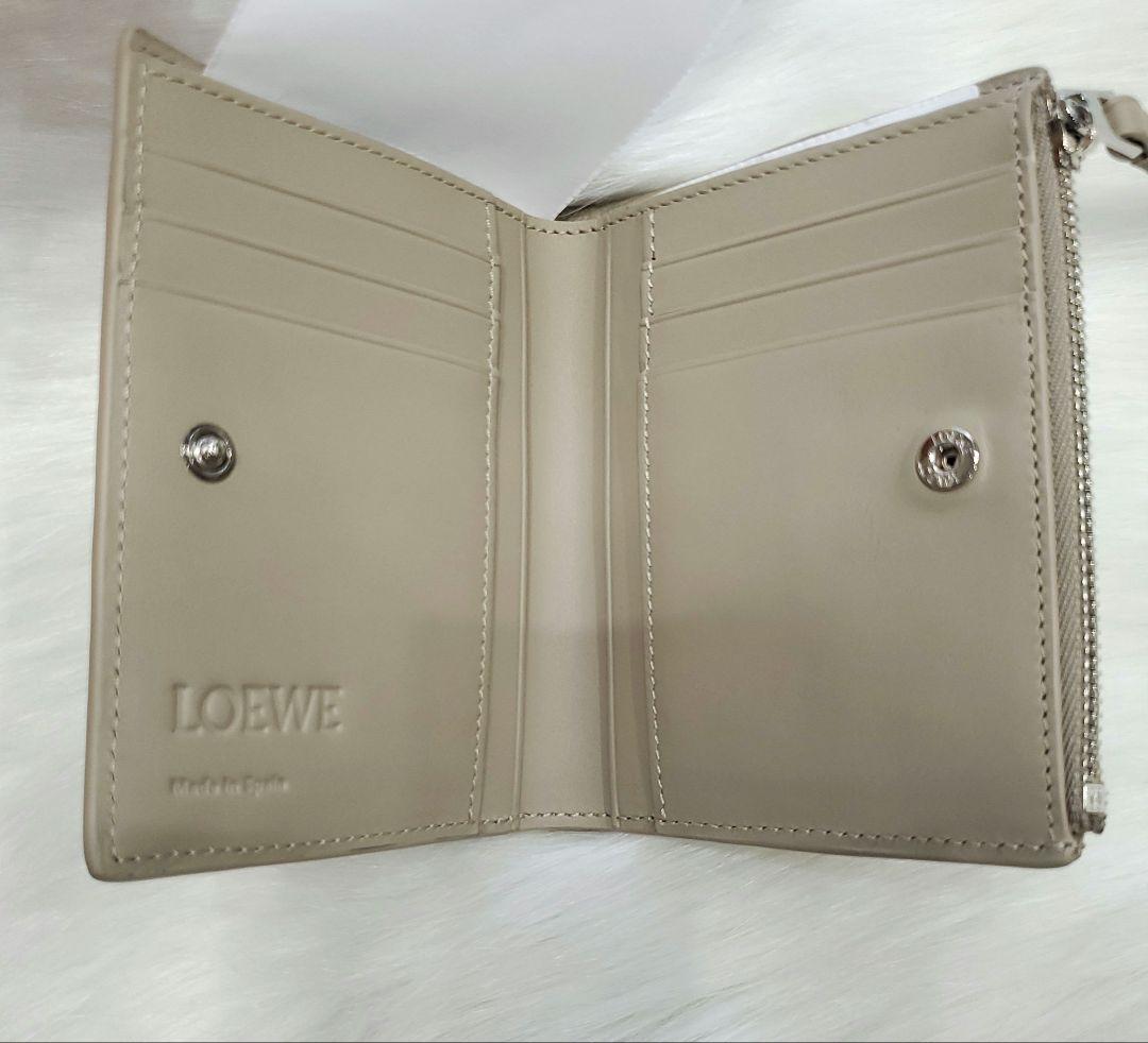 新品☆LOEWE パズル スリム コンパクト ウォレット　二つ折り財布