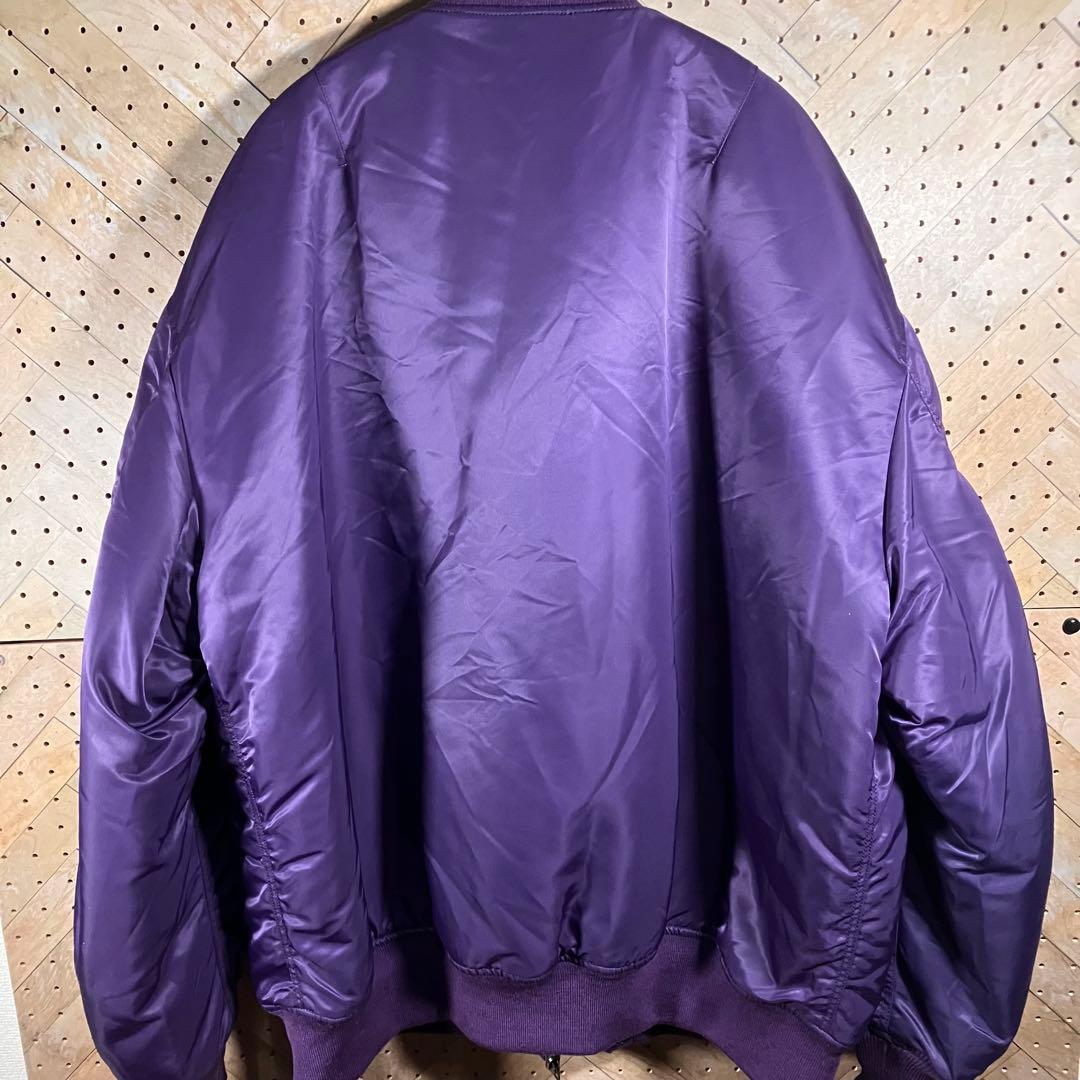 CONVERSE TOKYO MA-1 パープル 中綿 フリーサイズ