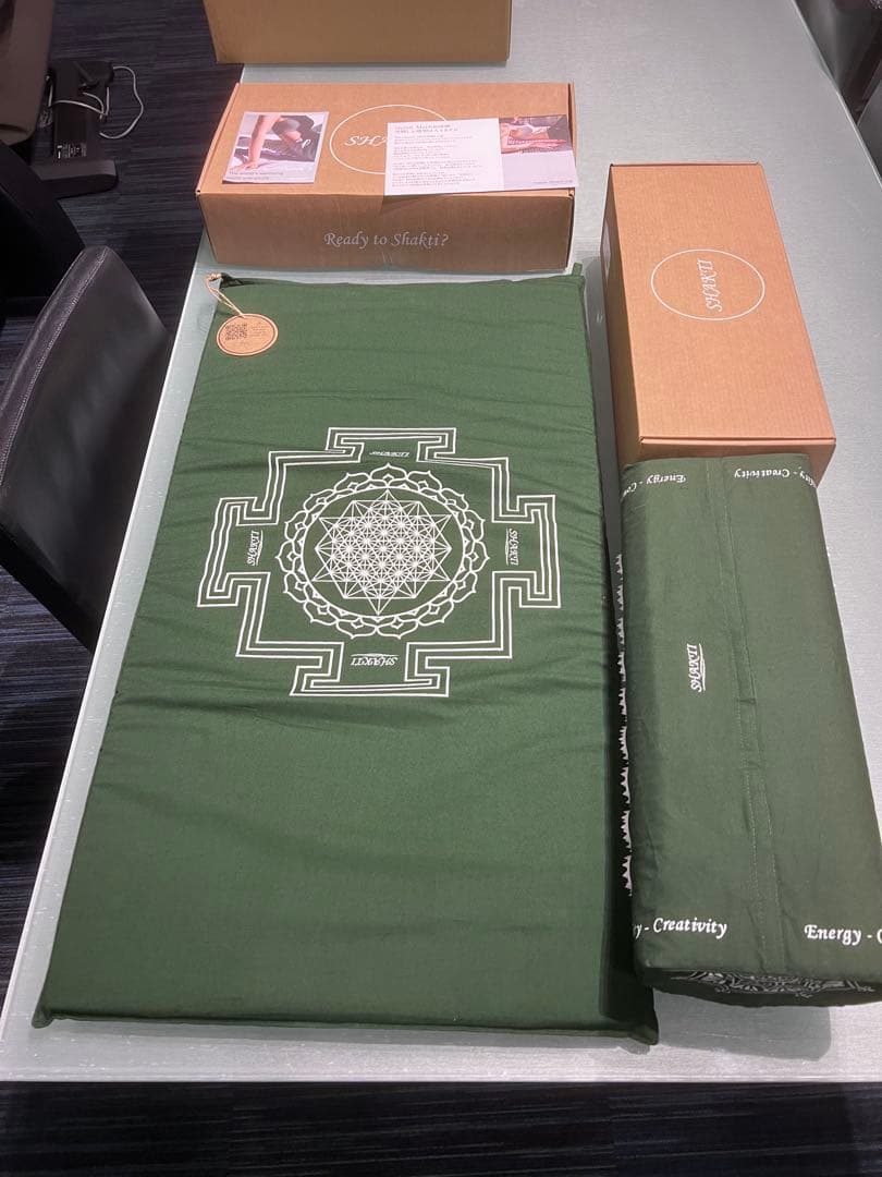 正規品 シャクティマット セット Shakti グリーン