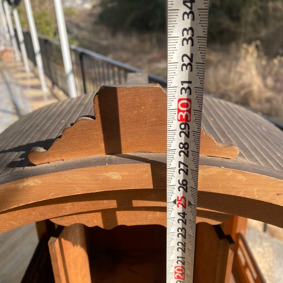 祠 神棚 木彫刻 縁起物 アンティーク