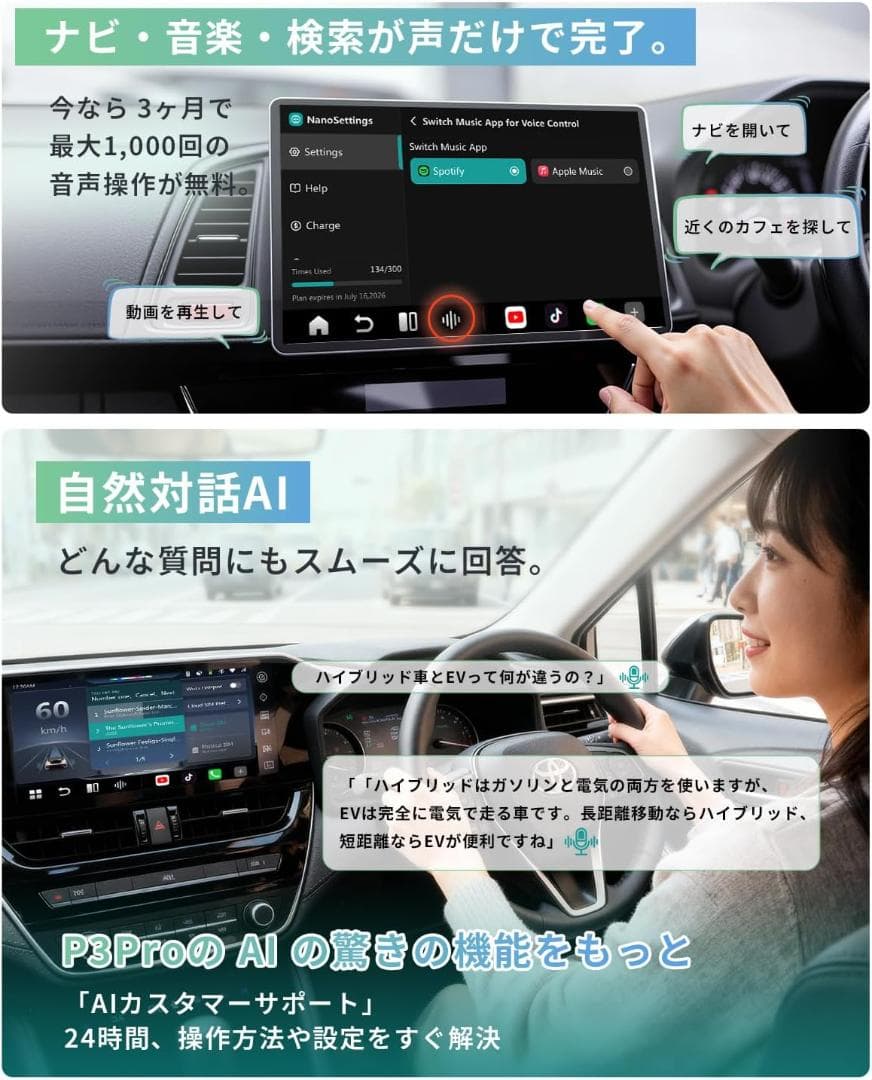 カーナビ OTTOAIBOX P3 Pro