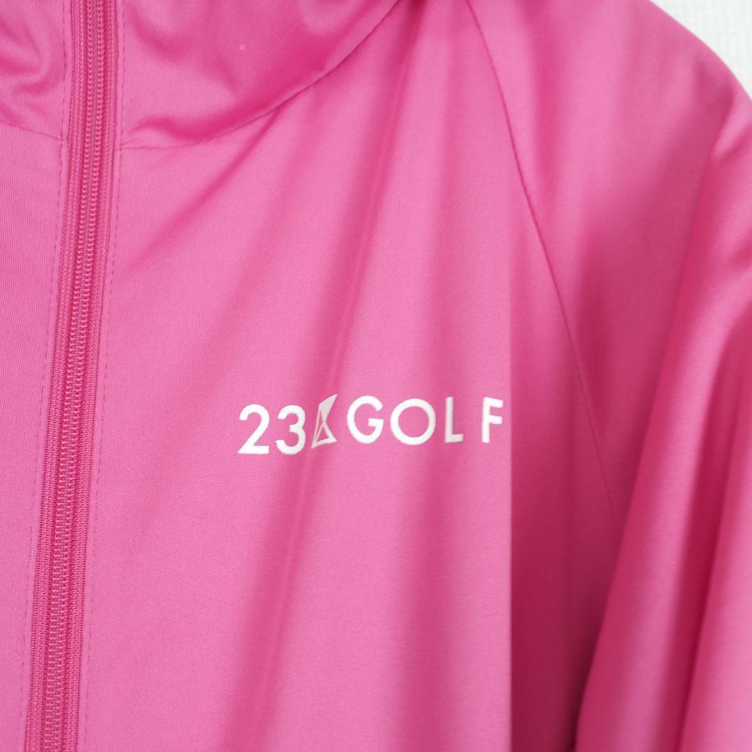 G491*23区ゴルフ ナイロン パーカー ピンク 1 M 軽量 春夏 撥水