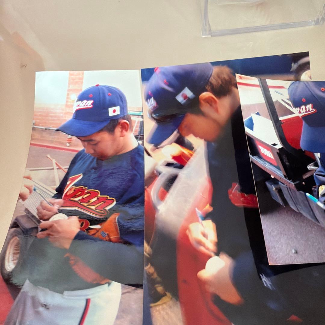 WBC2009 寄せ書きサインボール 20数名 ダルビッシュ 松坂大輔 里崎など