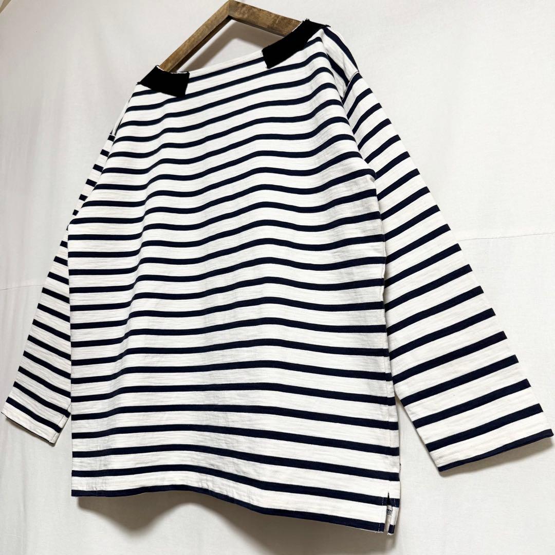 サイズ50！NIGEL CABOURN バスクボーダーシャツ