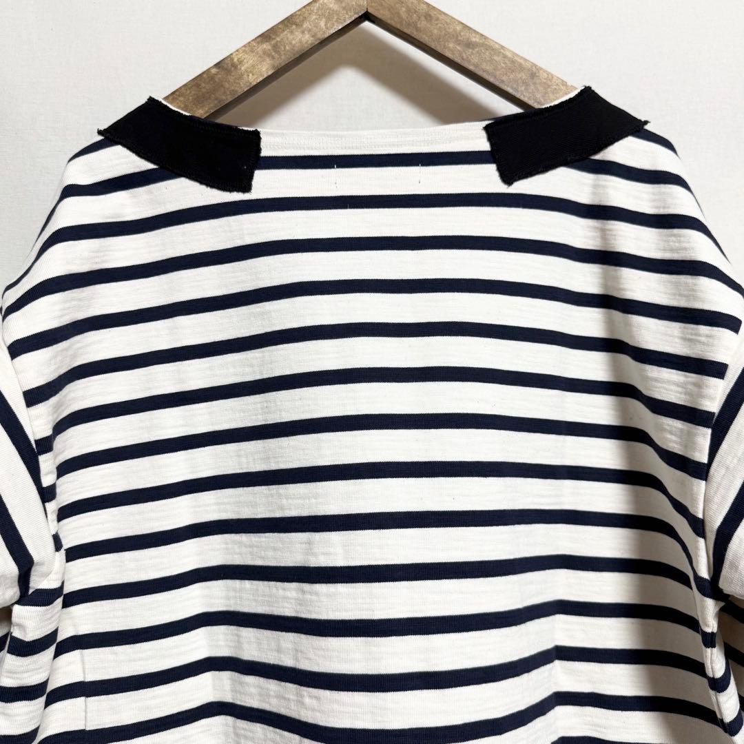 サイズ50！NIGEL CABOURN バスクボーダーシャツ