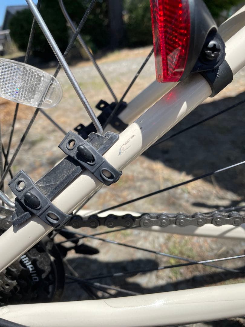 ホワイト クロスバイク Cream Cross