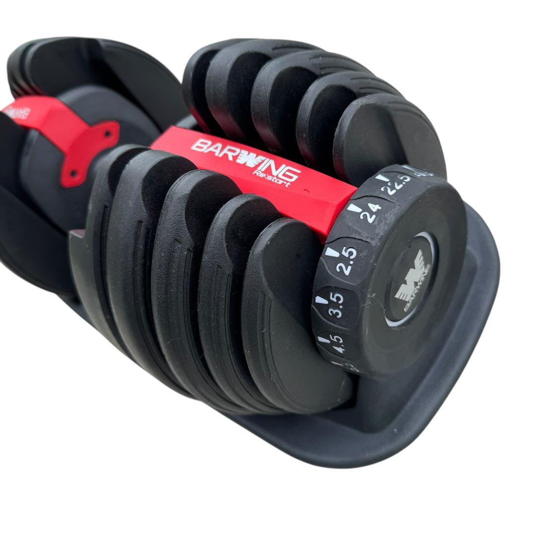 ②BARWING　可変式ダンベル　24KG　筋トレ　バーウィング