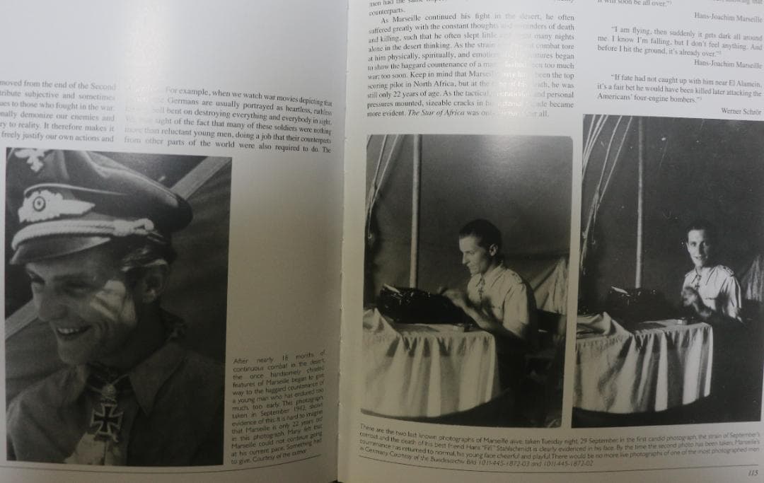 貴重　アフリカの星　撃墜王ハンス・ヨアヒム・マルセイユ『洋書』中古本