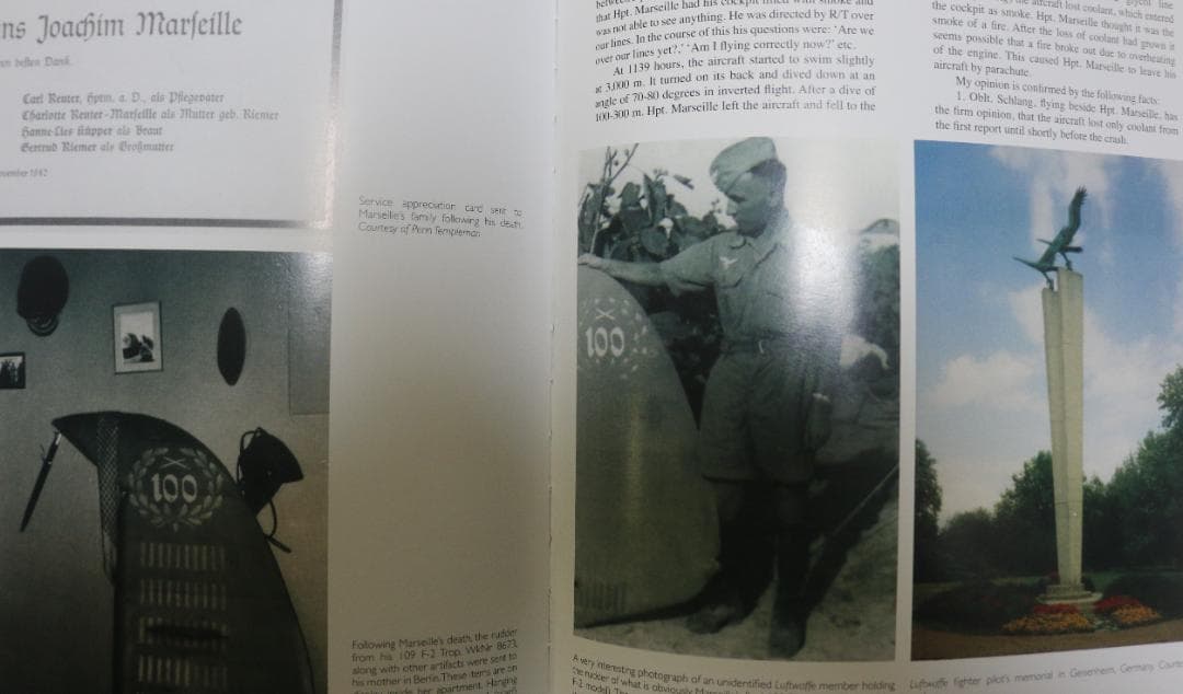 貴重　アフリカの星　撃墜王ハンス・ヨアヒム・マルセイユ『洋書』中古本