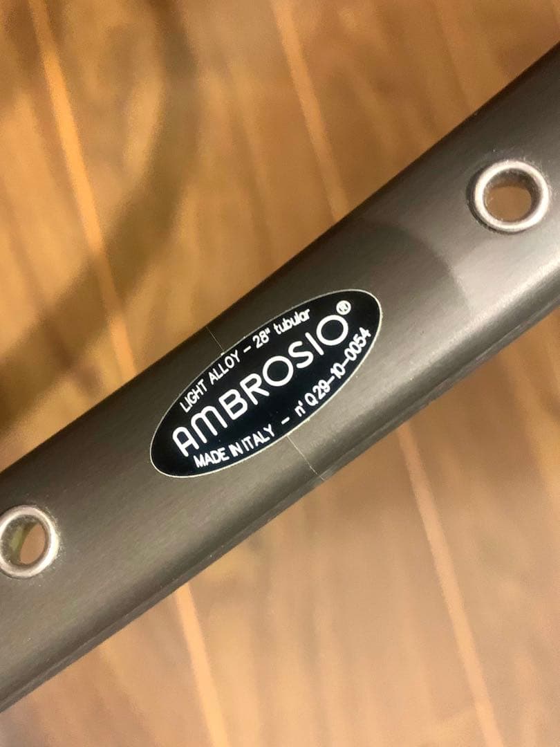 Ambrosio Nemesis 700cチューブラーリム 32H 2本セット