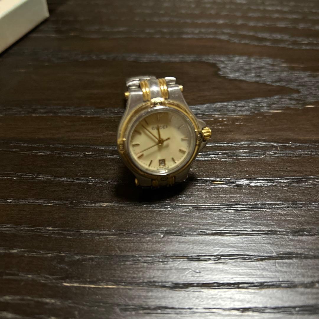 GUCCI クォーツ 腕時計 シルバー/ゴールド 9040L