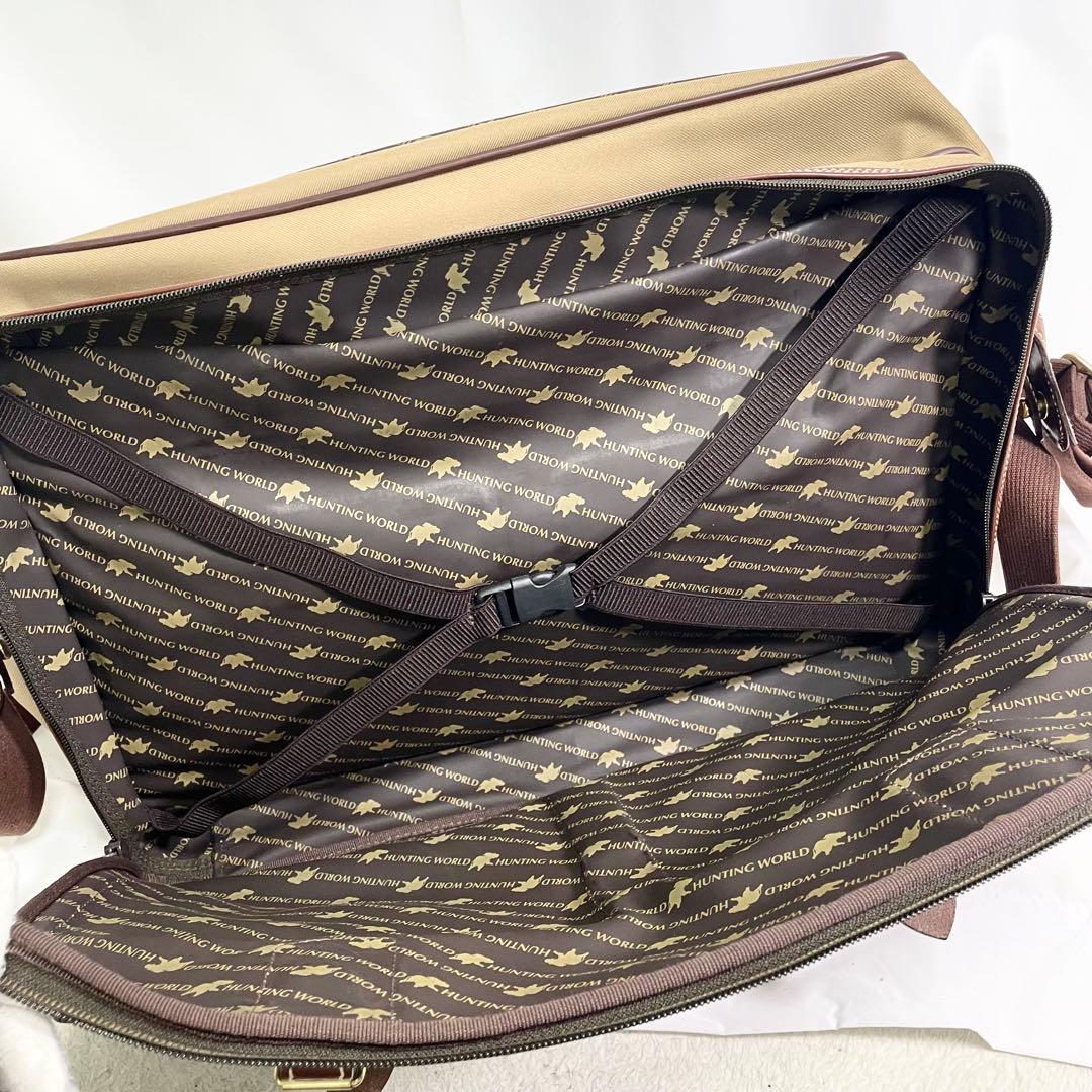 ハンティングワールド サファリトゥデイ 2way ロゴ ボストンバッグ 大容量