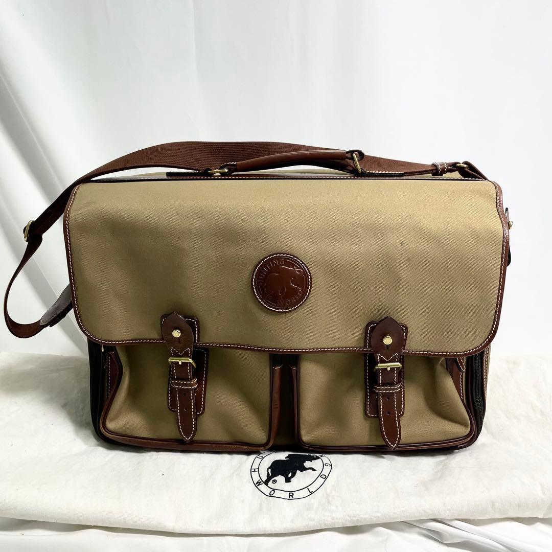 ハンティングワールド サファリトゥデイ 2way ロゴ ボストンバッグ 大容量