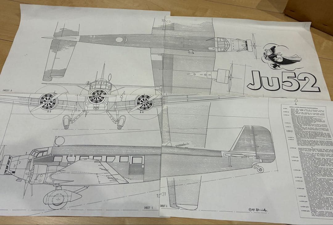 航空機・ヘリコプター HOBBYMODELLBAU F. SCHMIDT JUNKERS JU52