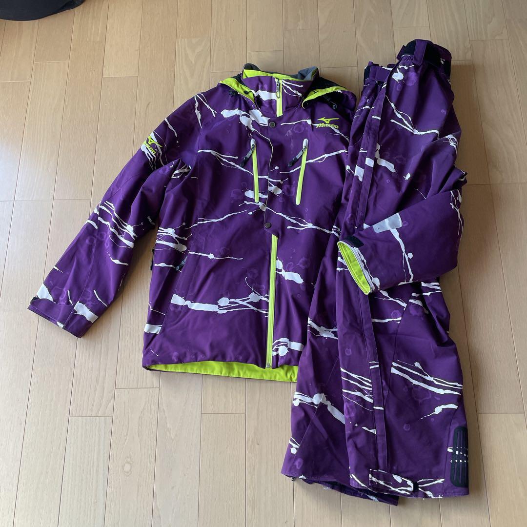 ミズノ MIZUNO スキーウェア 上下セット デモモデル 中古　サイズXL