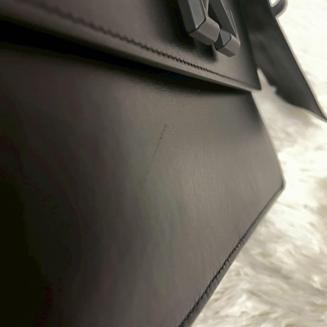 Off-White ジットニー 2way ハンドバッグ ショルダーバッグ 黒