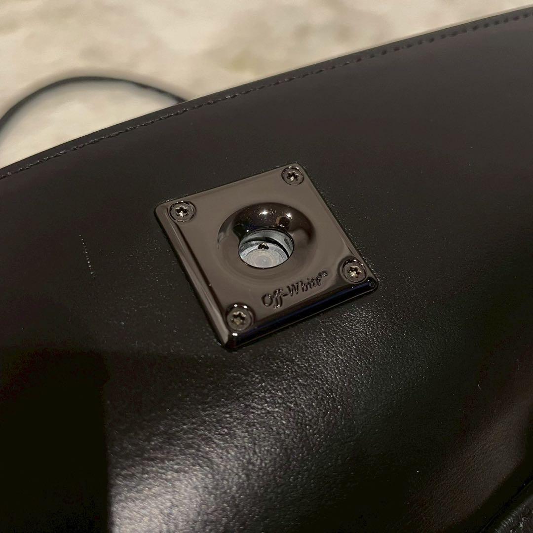 Off-White ジットニー 2way ハンドバッグ ショルダーバッグ 黒