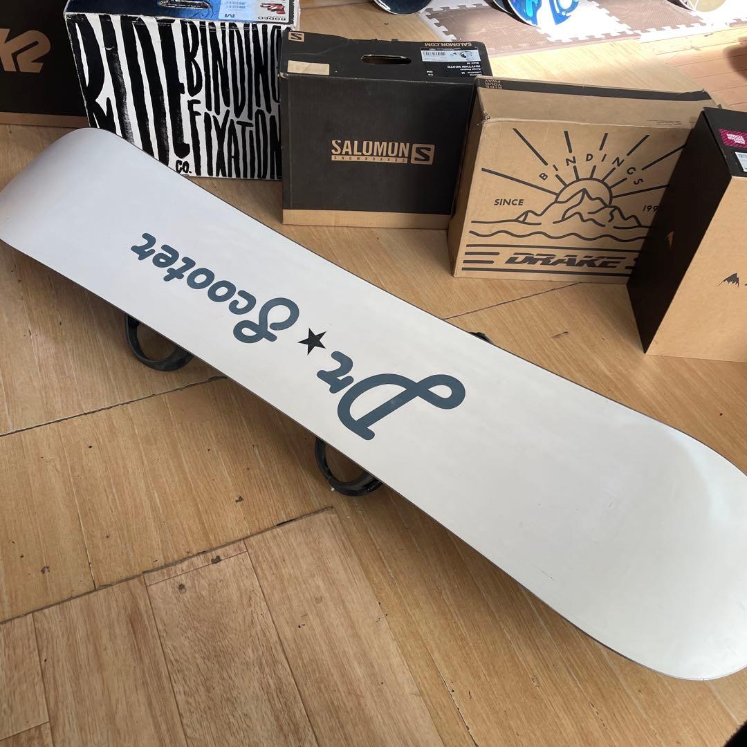 SCOOTER　名作DR　良質国産スノーボードセットOGASAKA製　バイン付