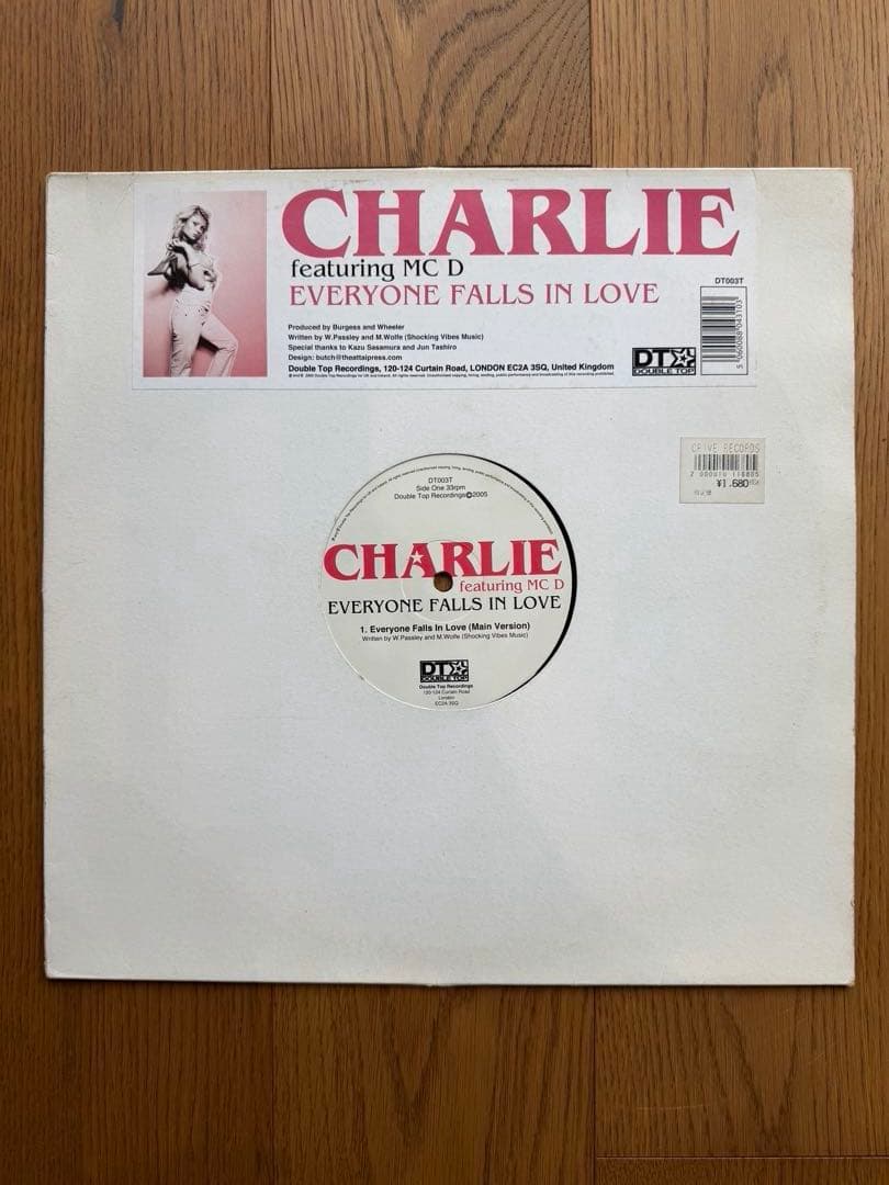 Charlie レコード 10枚ピクチャー盤/リミックス含む DJ HASEBE