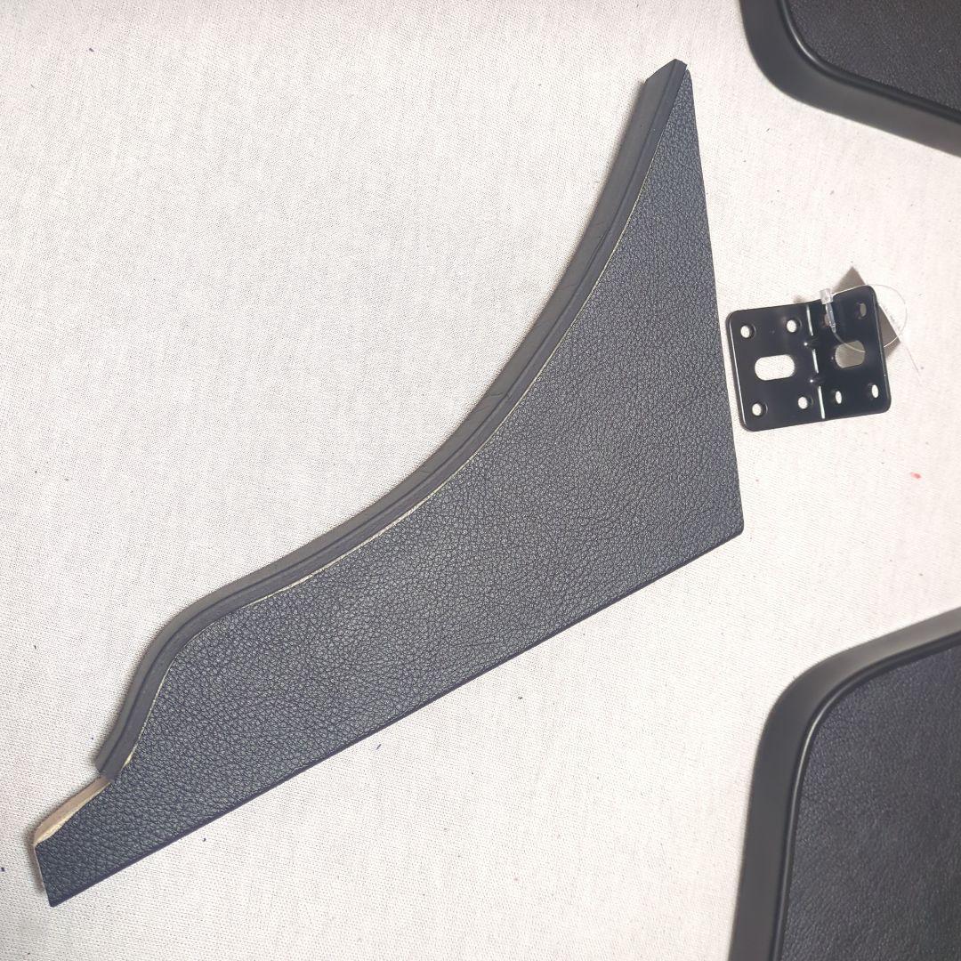 【renharu】フロントテーブル【ブラックレザー】