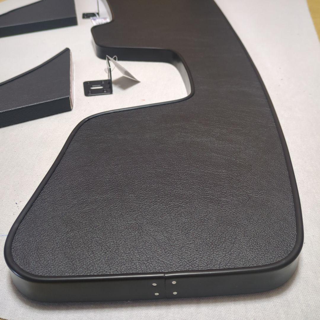 【renharu】フロントテーブル【ブラックレザー】