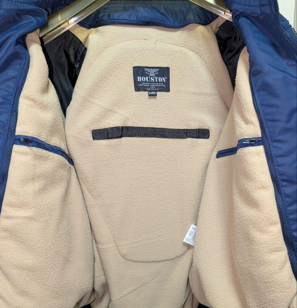 ヒューストン✨HTVA2211W✨MA-1ウインタージャケット ✨超美品✨XL