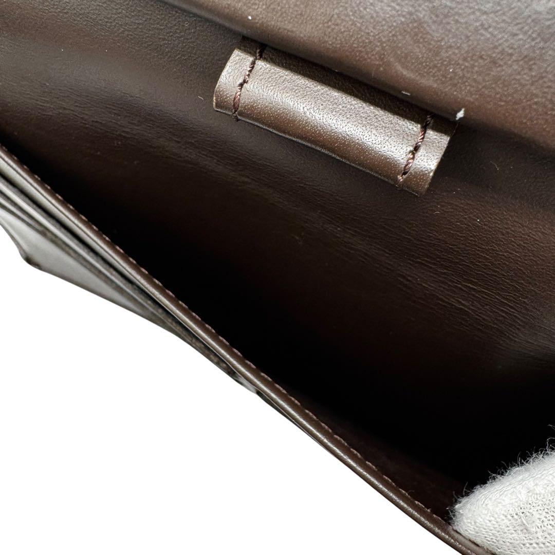 S級極美品✨LOUIS VUITTON エピ トレゾール ブラウン 三つ折り