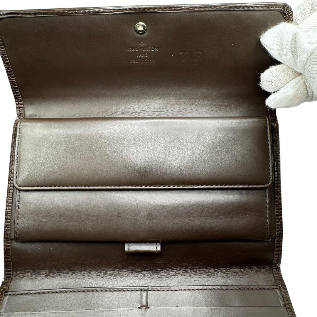 S級極美品✨LOUIS VUITTON エピ トレゾール ブラウン 三つ折り