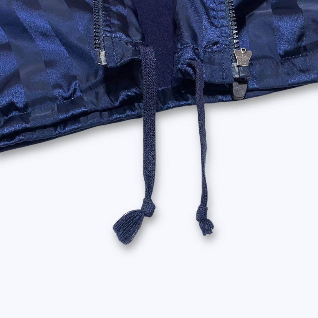 00s PUMA ナイロン 上下セットアップ サイズO ネイビー ラインジャージ