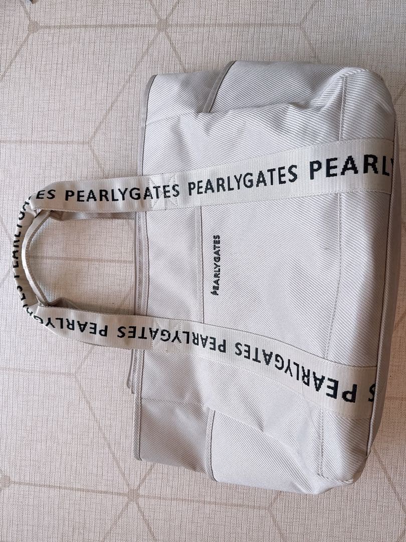PEARLY GATES 大容量 ゴルフロッカーバッグ ベージュ