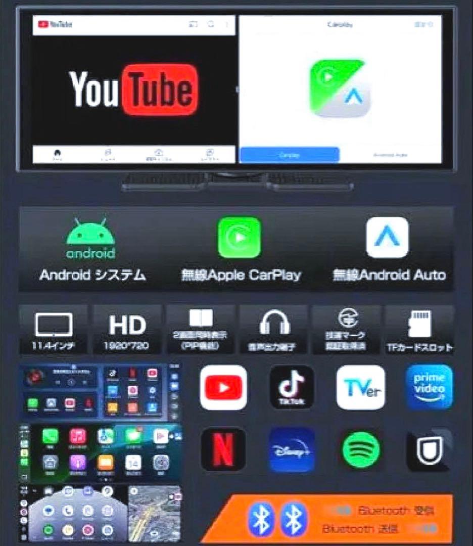 カーナビ用ポータブルディスプレイオーディオ GetPairr N95