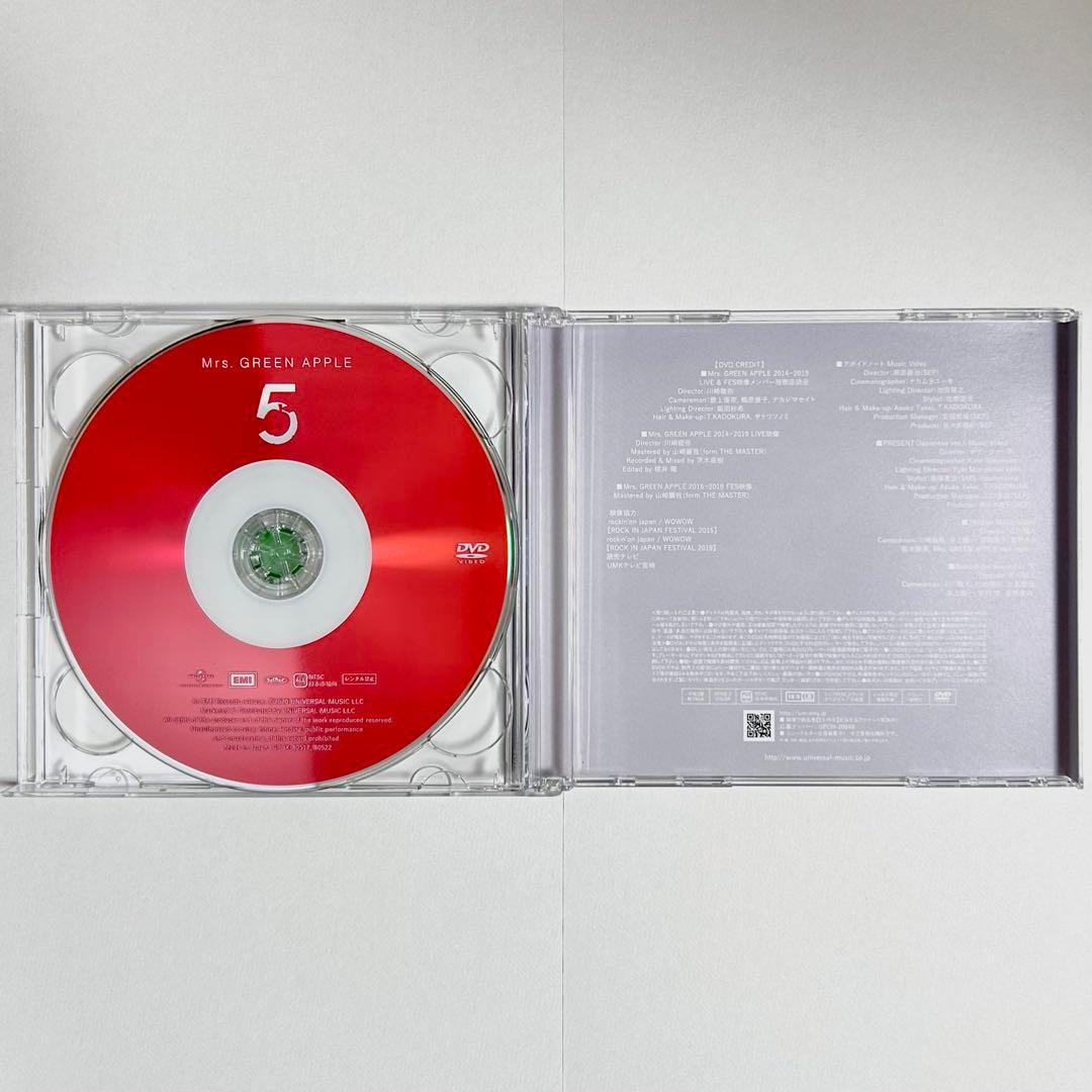 Mrs. GREEN APPLE Attitude 5 初回限定盤