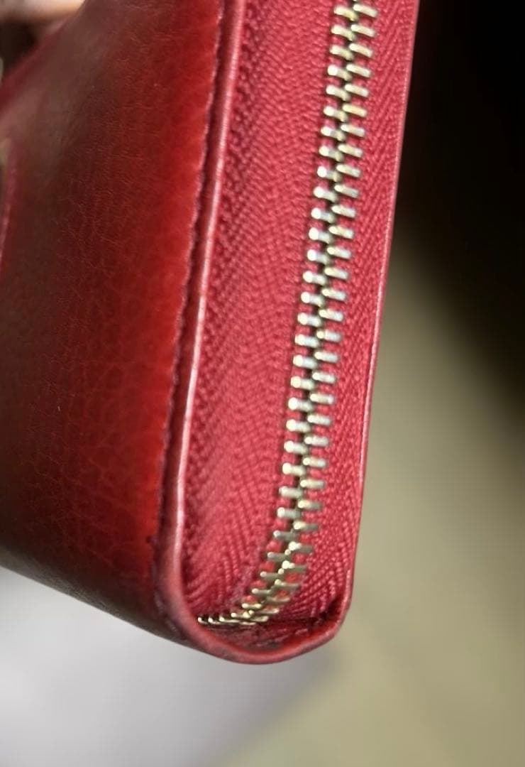 グッチ　長財布　赤