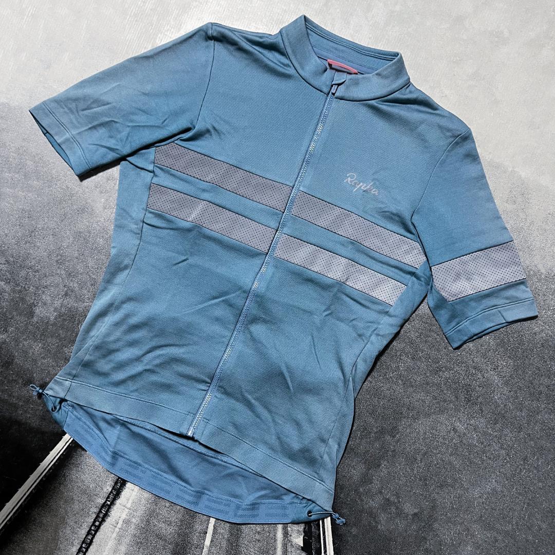 Rapha メンズ ブルベ ジャージ Mサイズ 半袖 ブルー