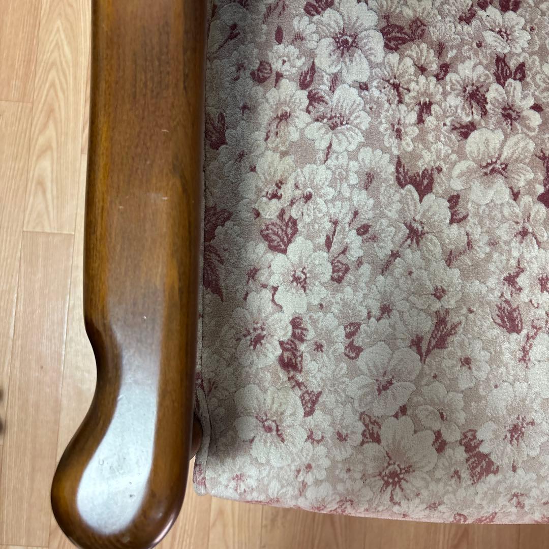 【美品】 昭和 レトロ 家具 カリモク karimoku 椅子 イス チェア ②