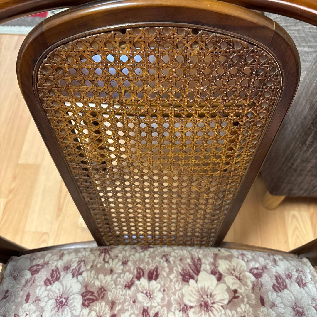 【美品】 昭和 レトロ 家具 カリモク karimoku 椅子 イス チェア ②