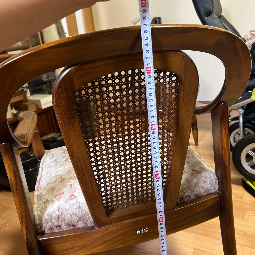 【美品】 昭和 レトロ 家具 カリモク karimoku 椅子 イス チェア ②