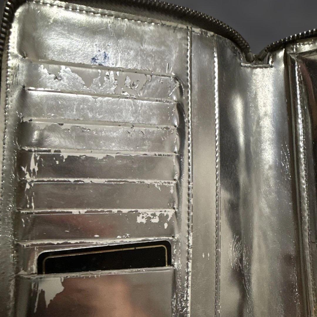 CHANEL マイクロチョコバー メタリック 長財布 希少！