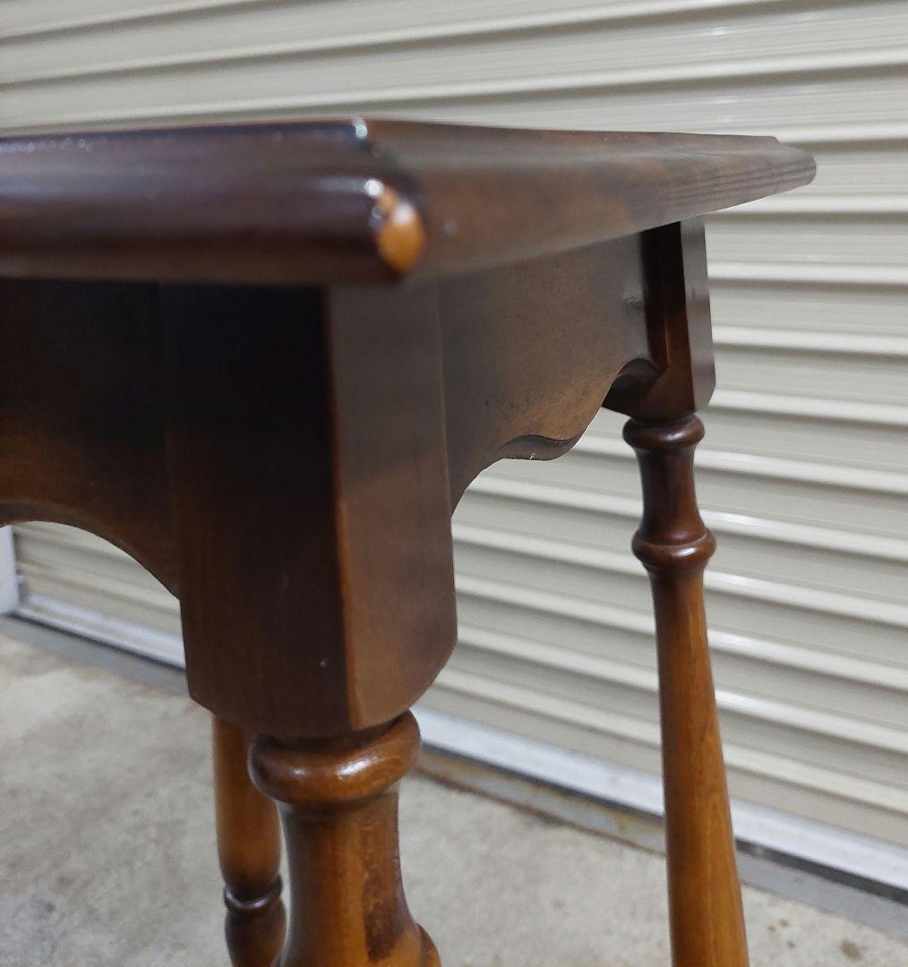 オールドカリモク アンティーク コロニアル 花台 電話台 飾り台 サイドテーブル