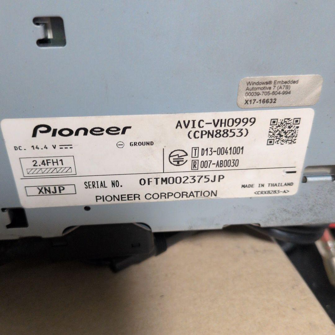 93 訳あり AVIC-VH0999 サイバーナビ カロッツェリア